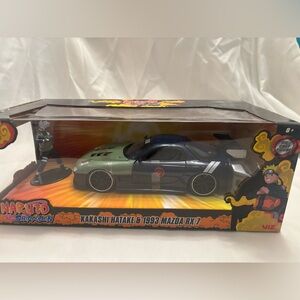 Jada Naruto 1:24 1993 Mazda RX-7 Die-Cast Car & 2.75" Kakashi Hatake Figure